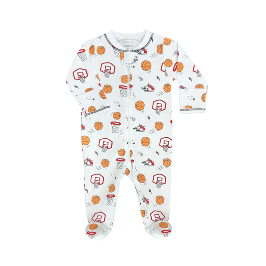 Hoop There It Is | Zipper Footie