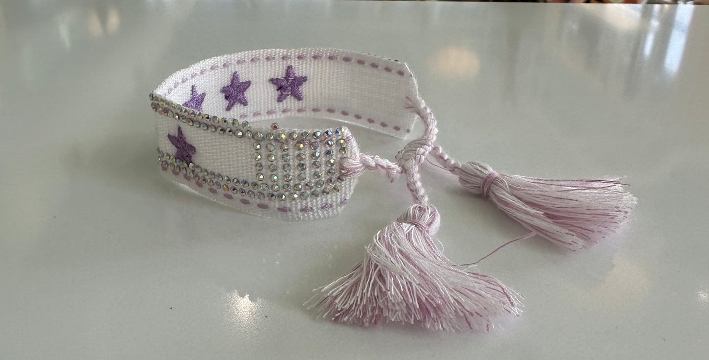 Sparkle Woven Star Bracelet