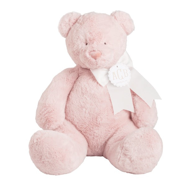 Pink Monogram Me Bear Plush Pal