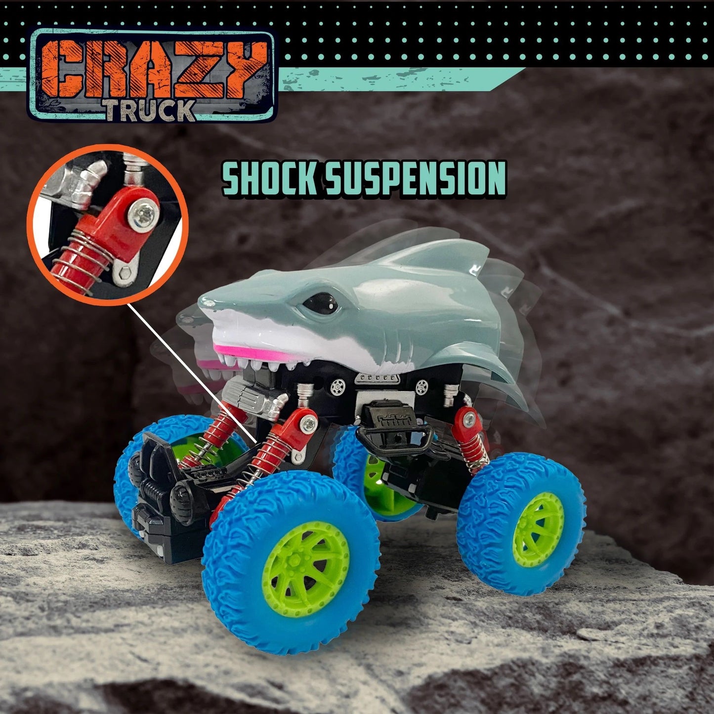 Crazy Truck Pull Back | Shark