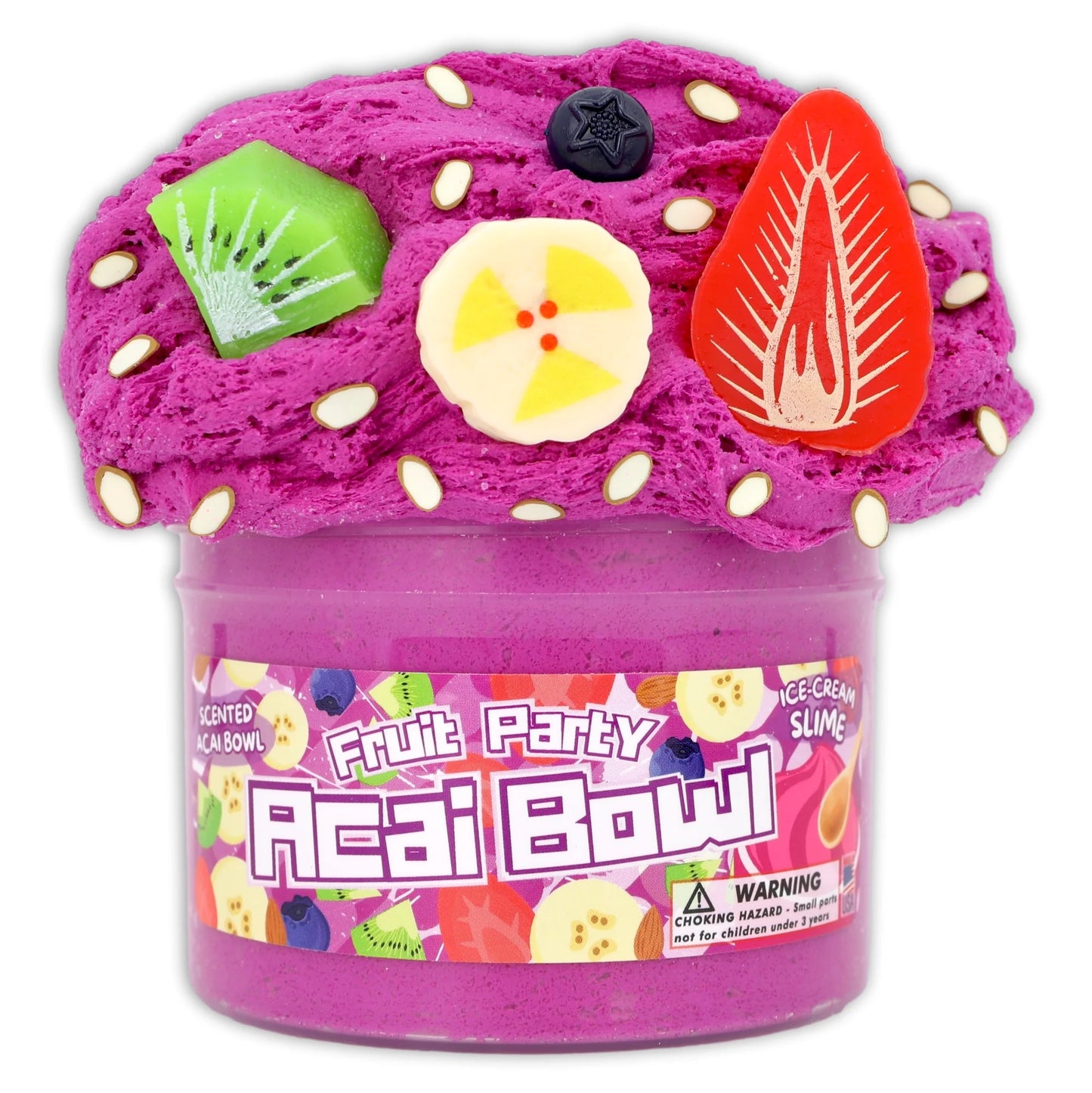 Acai Bowl Fruit Party | Dope Slime