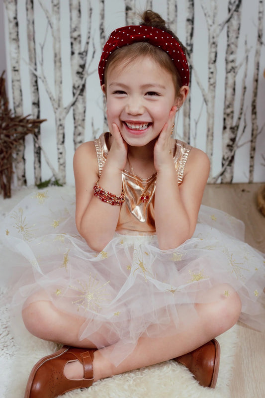 Boutique Ruby Red Bracelet Set | 3 piece set