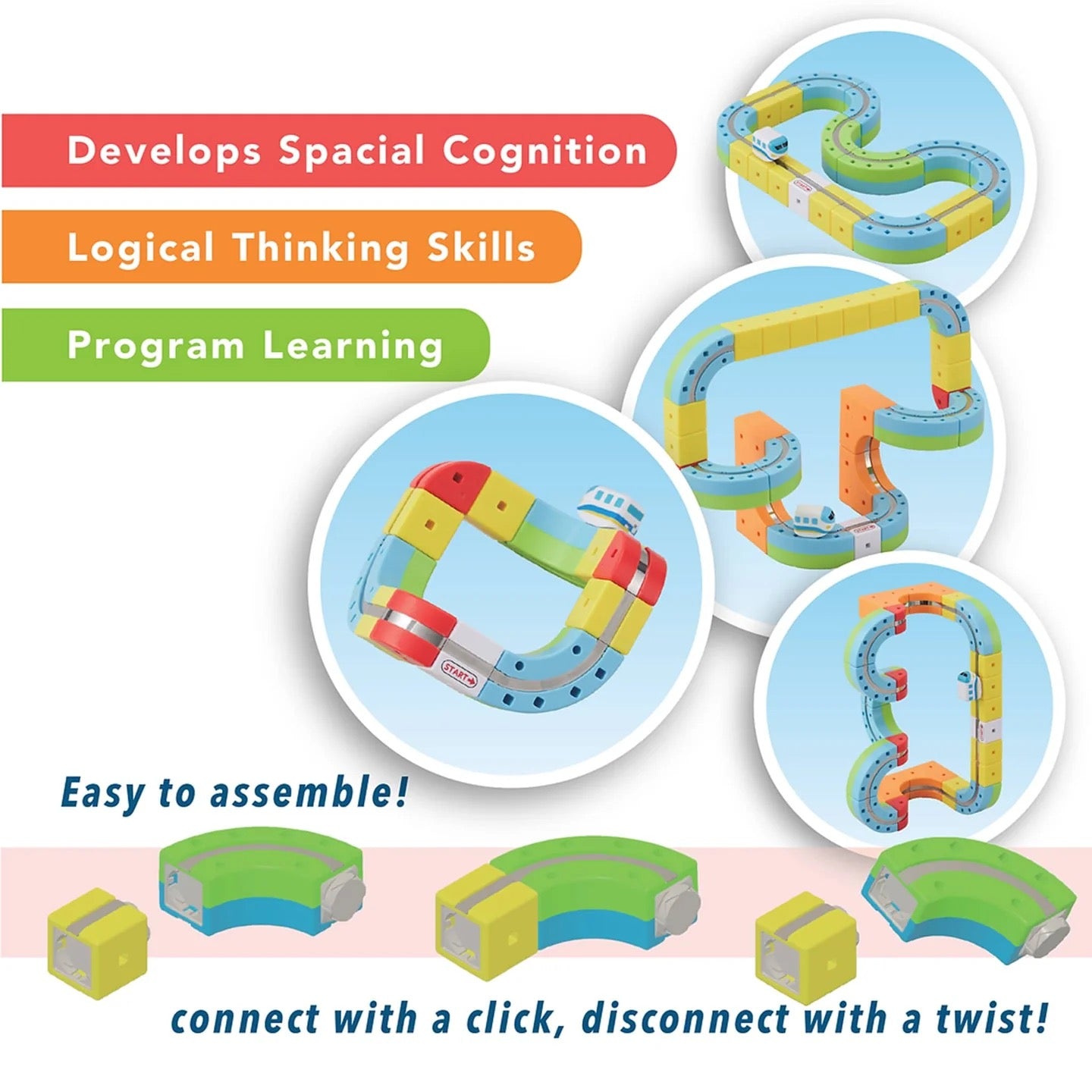 Rail Cube Starter Set | 32 piece set