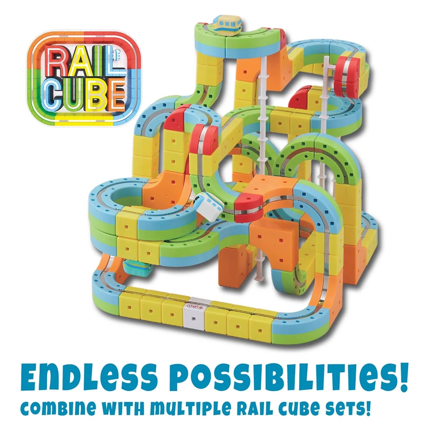 Rail Cube Starter Set | 32 piece set