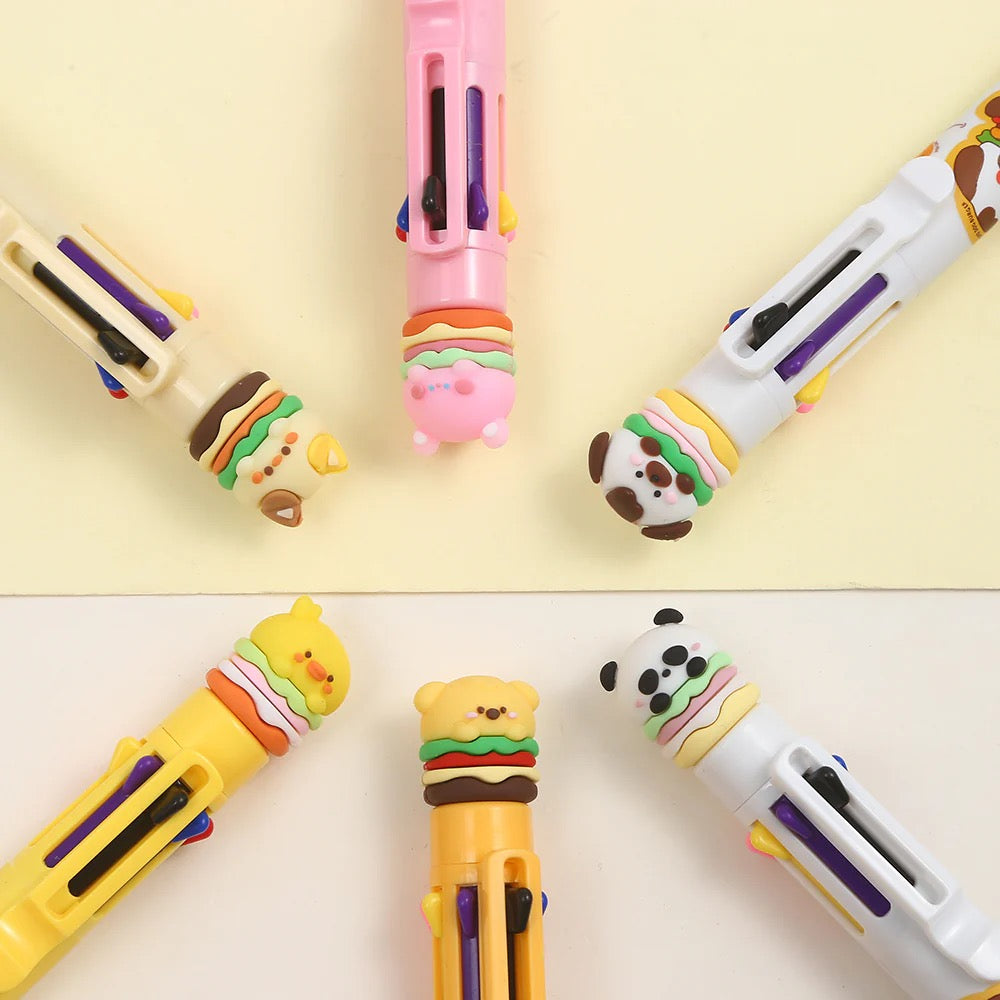 Click Pens | Animal Burger