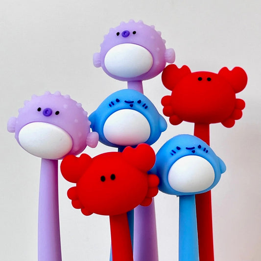 Wiggle Gel Pen | Ocean Animals