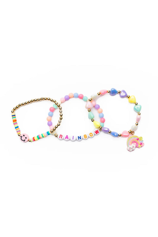 Rainbow Smiles Bracelet | 3 piece set