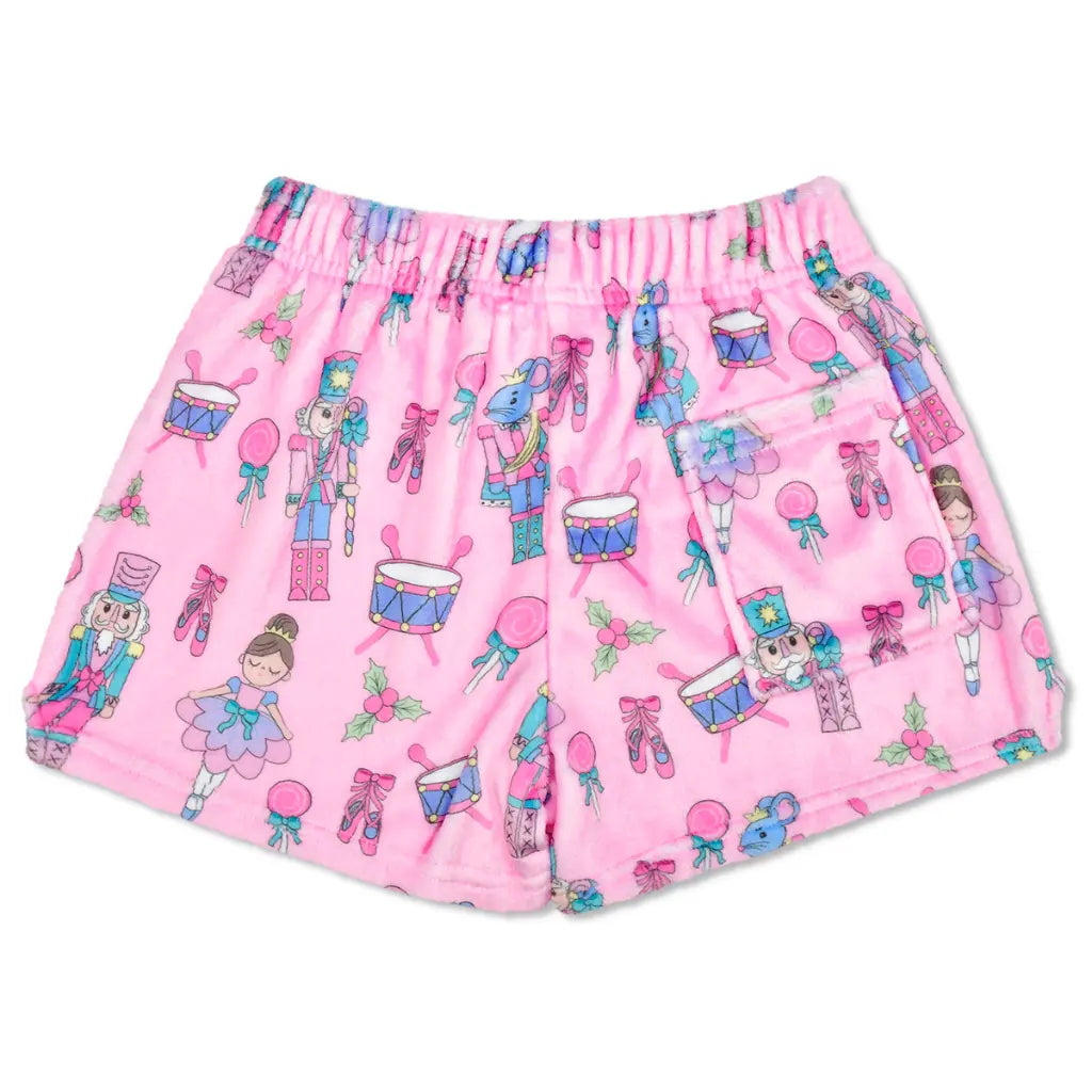 Nutcracker Waltz Plush PJ Shorts