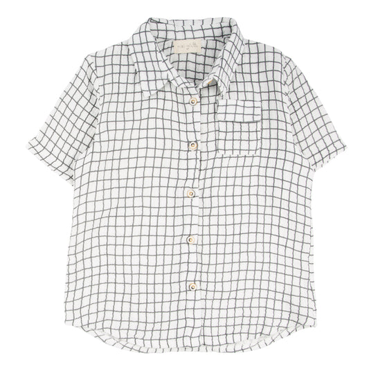 Jerry Short Sleeve Button Up | Badminton