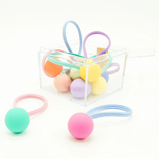 Matte Round Hair Elastics