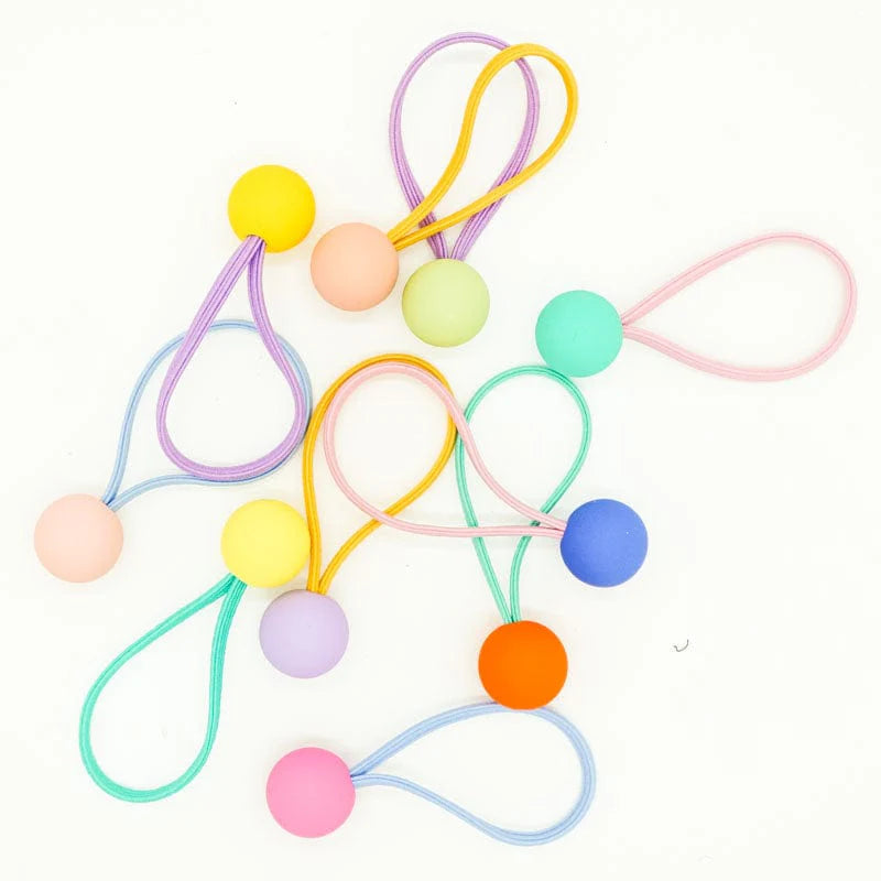 Matte Round Hair Elastics
