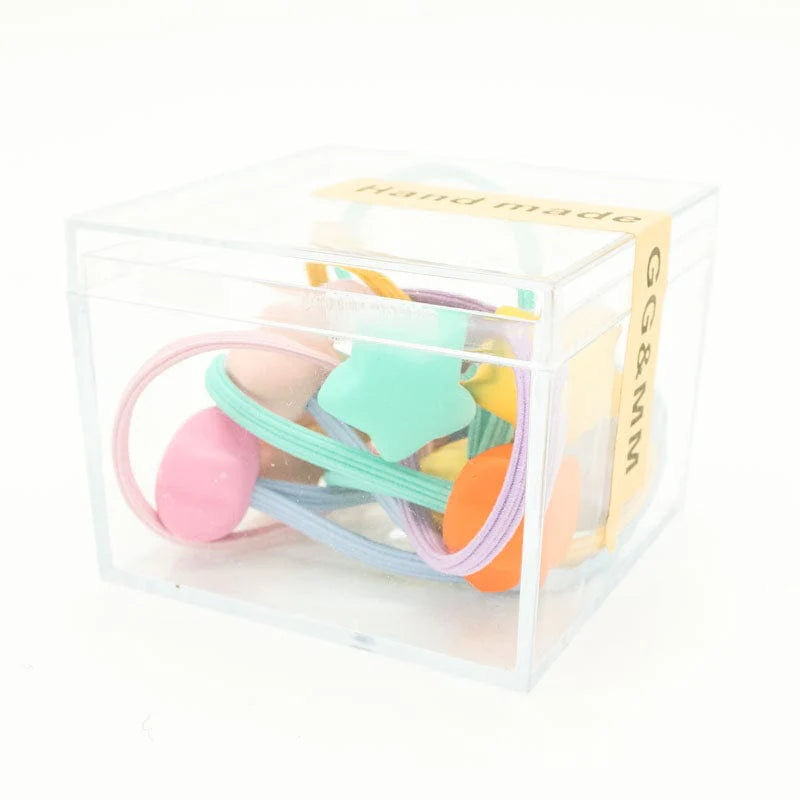 Matte Stars Hair Elastics