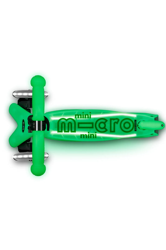Micro Mini Glow Plus LED Scooter | Icy Lime
