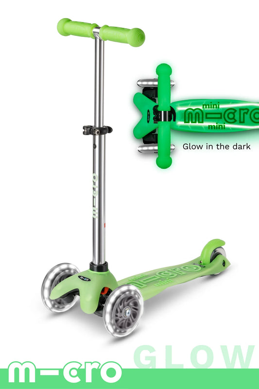 Micro Mini Glow Plus LED Scooter | Icy Lime