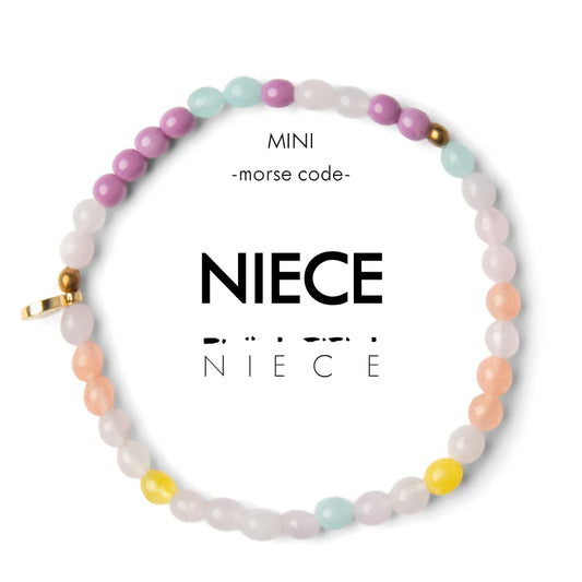 Morse Code Bracelet Mini: Niece