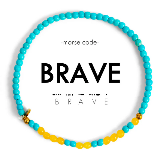 BRAVE | Turquoise & Yellow Quartz