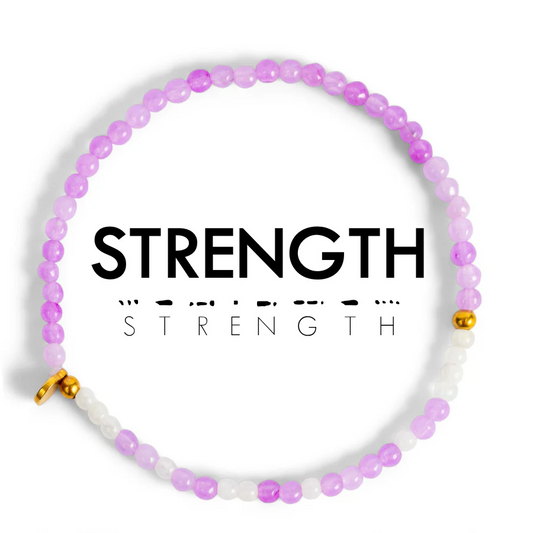 STRENGTH | Lavender Quartz & Cloudy