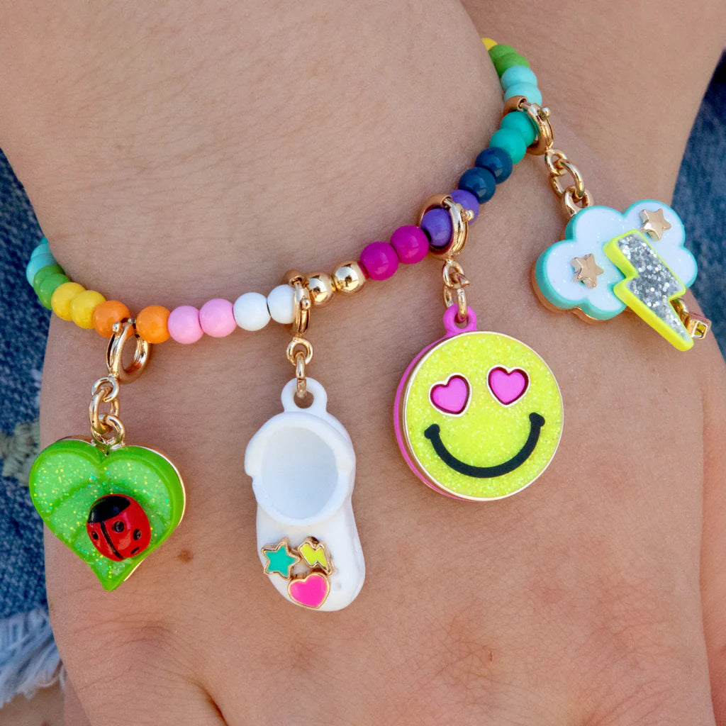 Gold Rubber Clog Charm | Croc