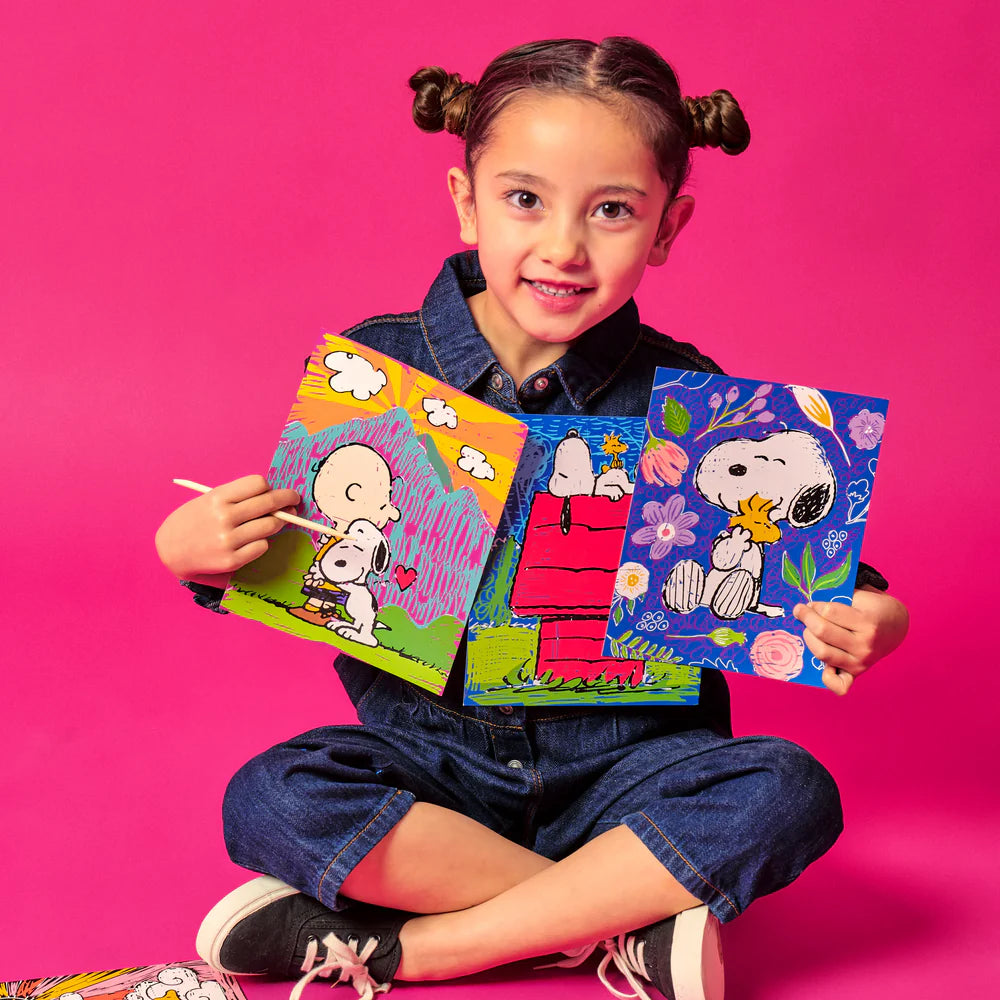 OOLY x Peanuts | Scratch Art Kit