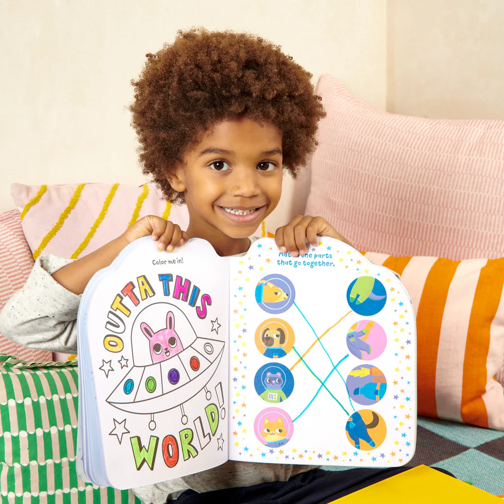 Playful Pages Activity Book | Pets in Space