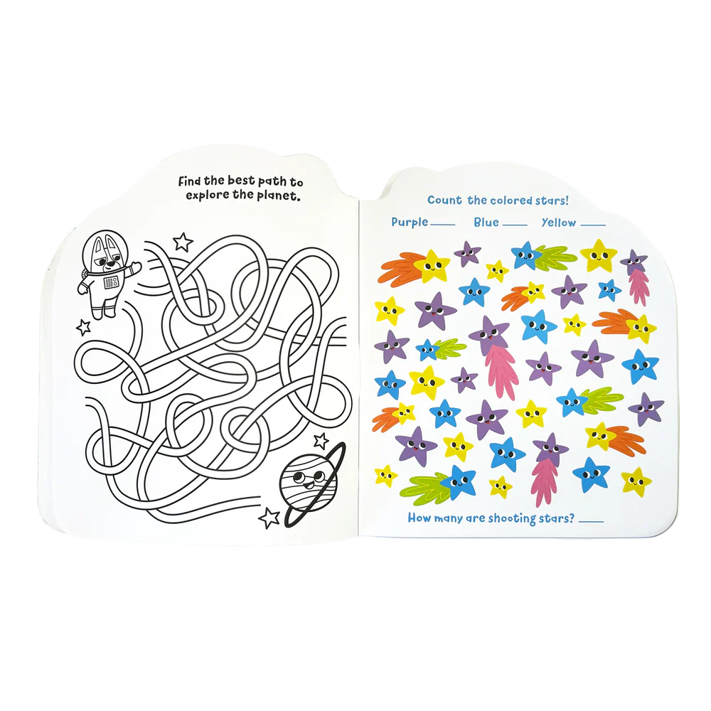 Playful Pages Activity Book | Pets in Space