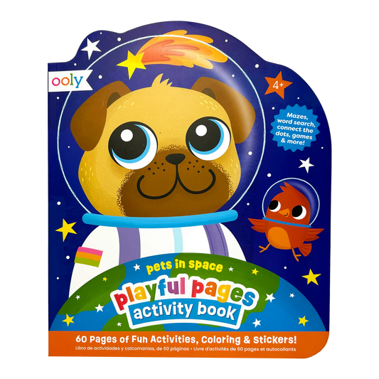Playful Pages Activity Book | Pets in Space