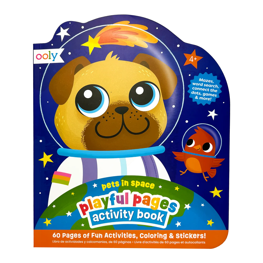 Playful Pages Activity Book | Pets in Space