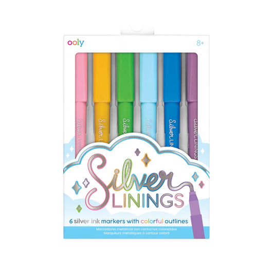 Silver Linings | Colorful Outline Markers