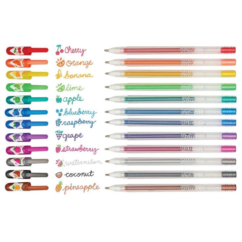 Yummy Yummy Scented Colored Glitter Gel Pens 2.0 -