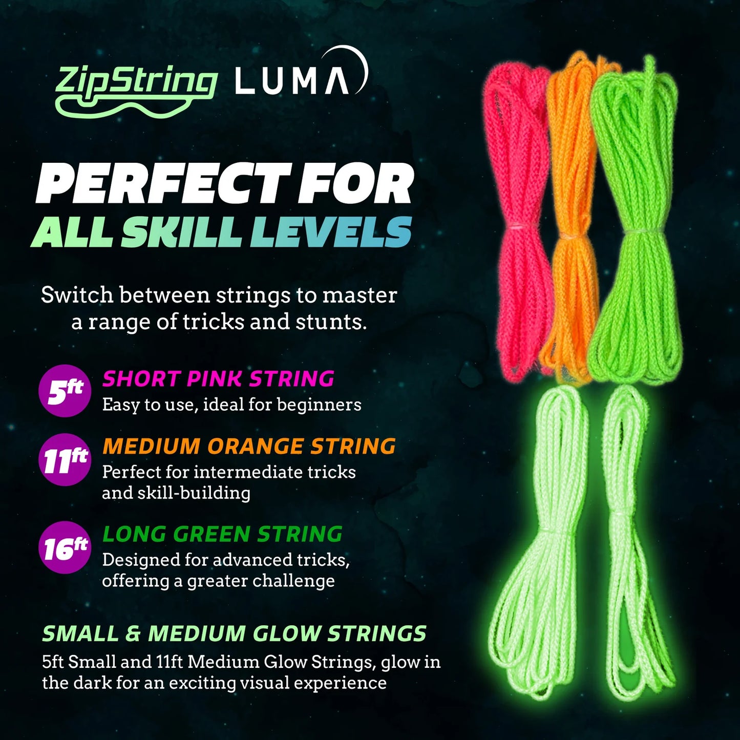 ZipString | Luma String Pack Only