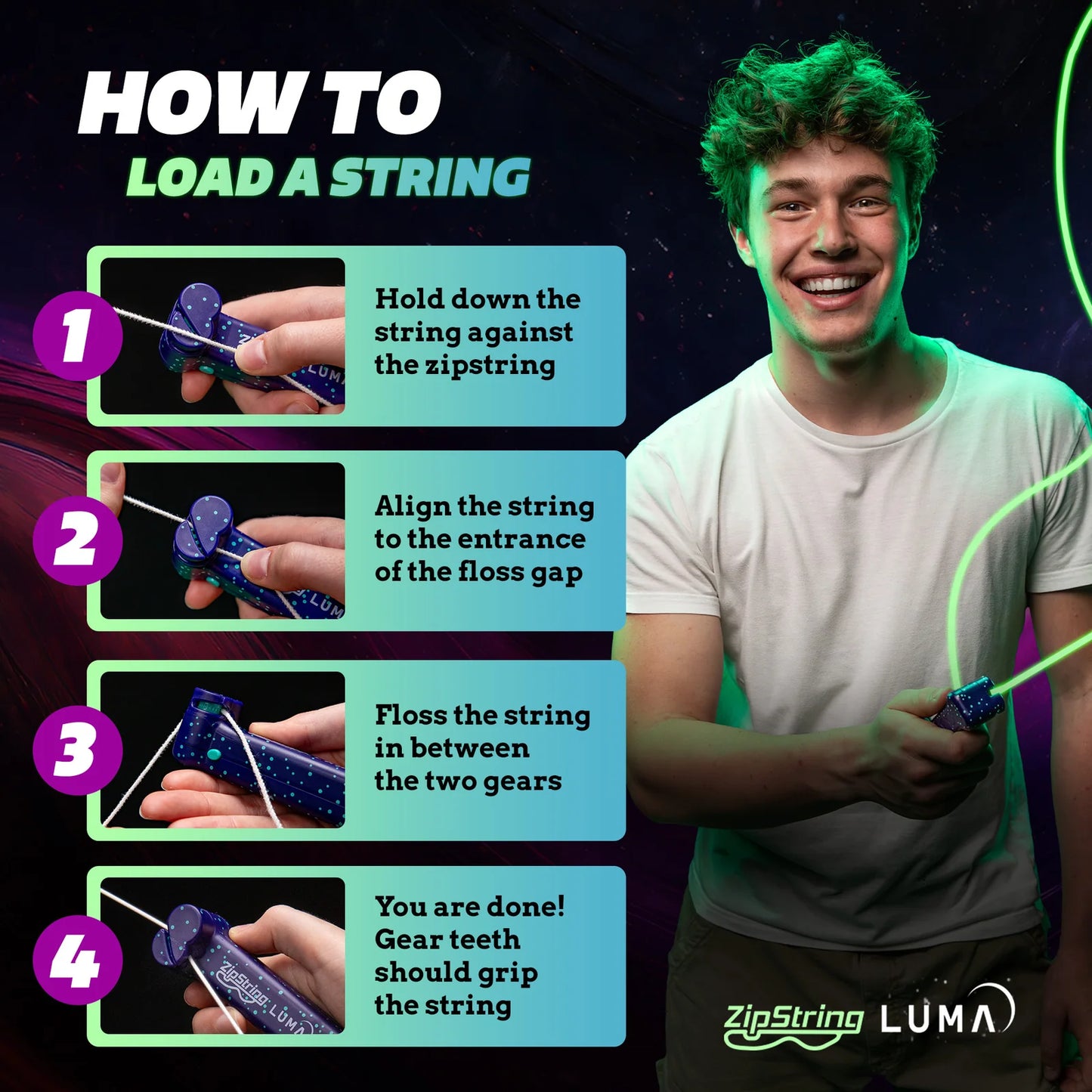 ZipString | Luma String Pack Only