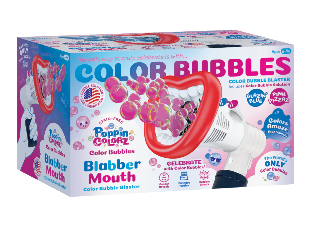 PoppinColorz BlabberMouth Color Bubble Machine