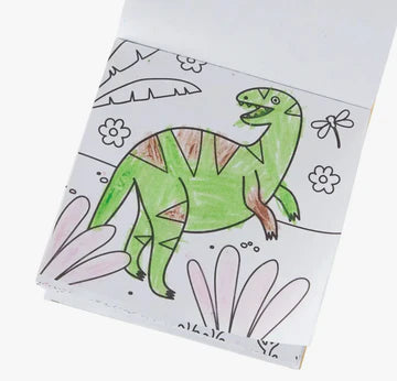 Carry Along Crayon & Coloring Book Kit | Dinoland
