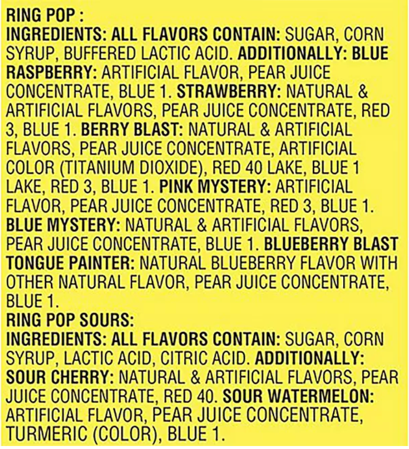 Ring Pop | Assorted Flavors