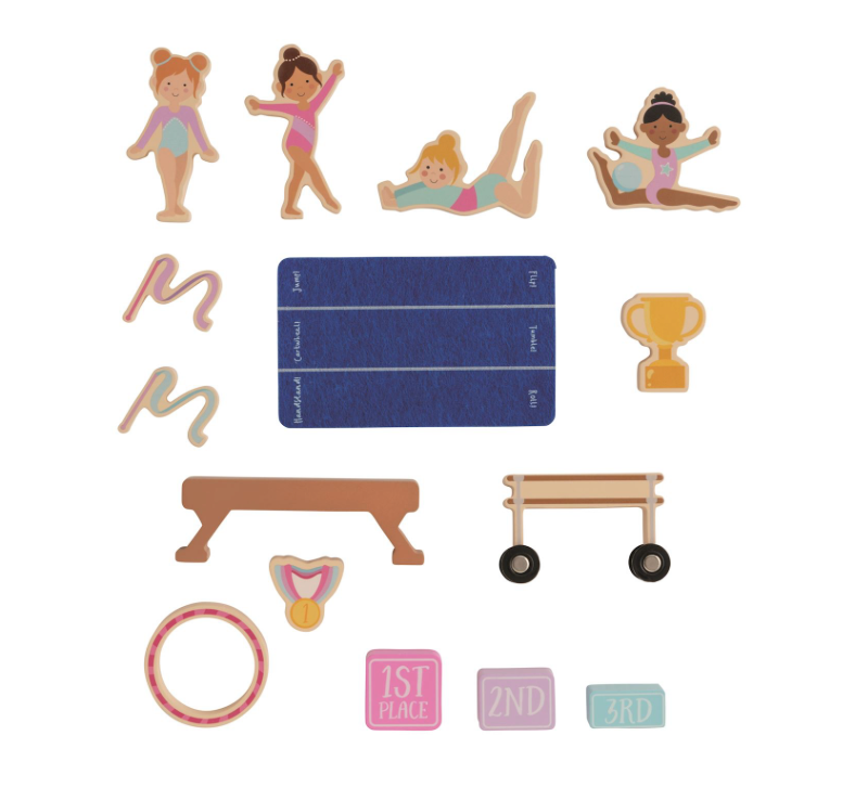 Gymnastics Wood Toy Set