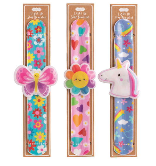 Girl Light-Up Slap Bracelets