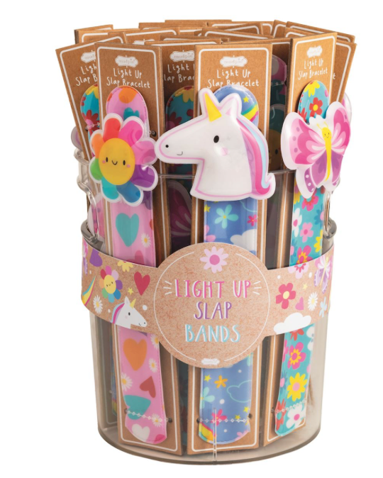 Girl Light-Up Slap Bracelets