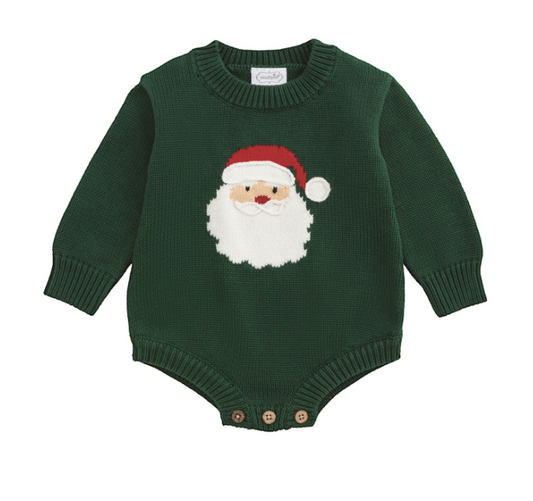 Green Santa Sweater Bubble