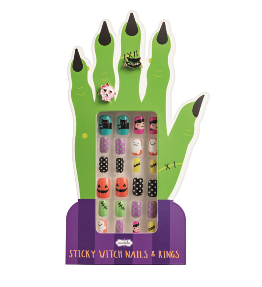 Purple Halloween Nail Set