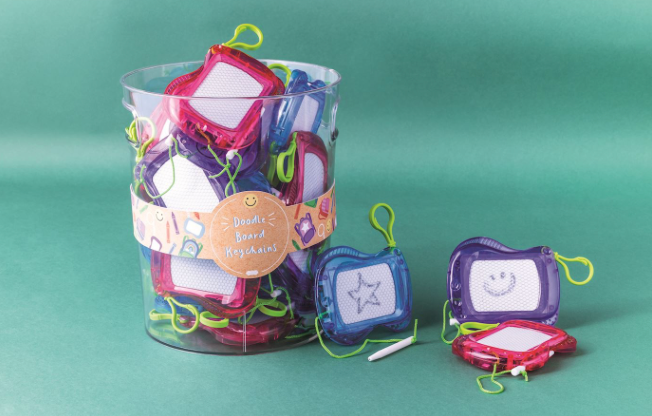 Doodle Board Bag Keychains