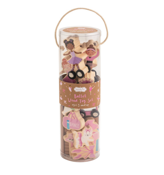Ballet Wood Toy Set
