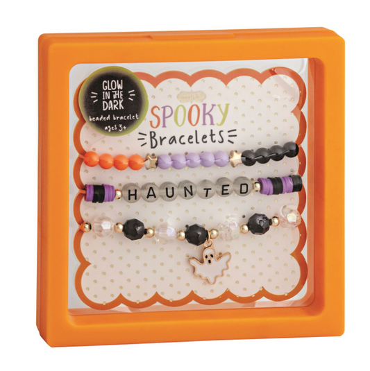 Orange Halloween Bracelets | Glow in the Dark | Haunted