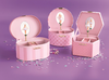 Three Ballerinas Musical Jewelry Box