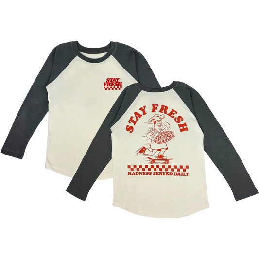 Stay Fresh | Long Sleeve Raglan Tee