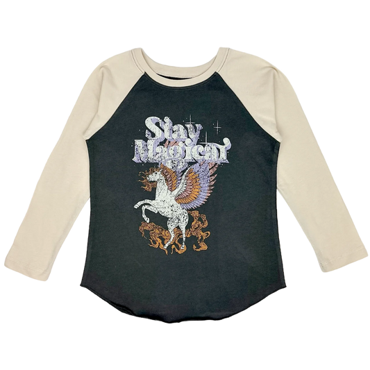 Stay Magical | Girls Raglan Tee