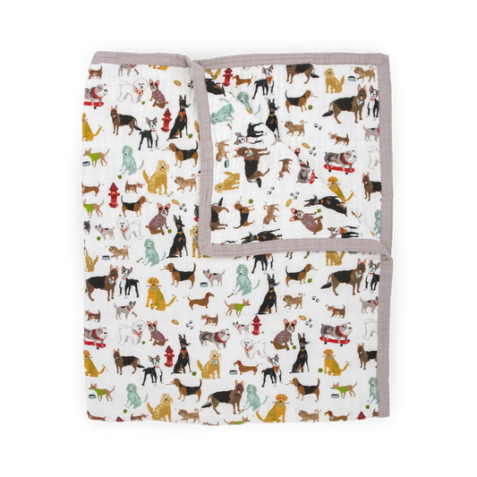 Woof | Cotton Muslin Quilted Throw