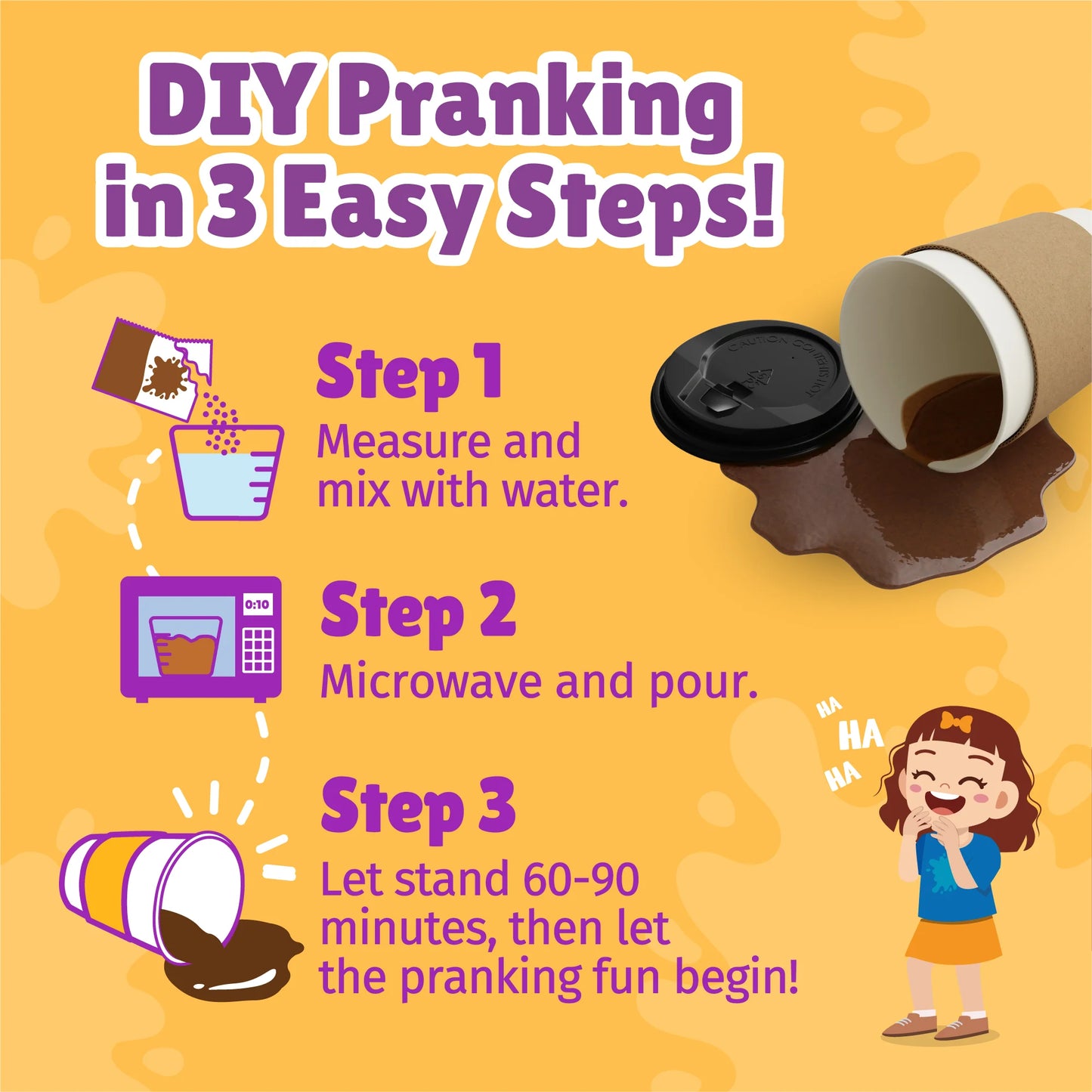 Watch Me Prank | DIY Coffee Cup Spill Kit