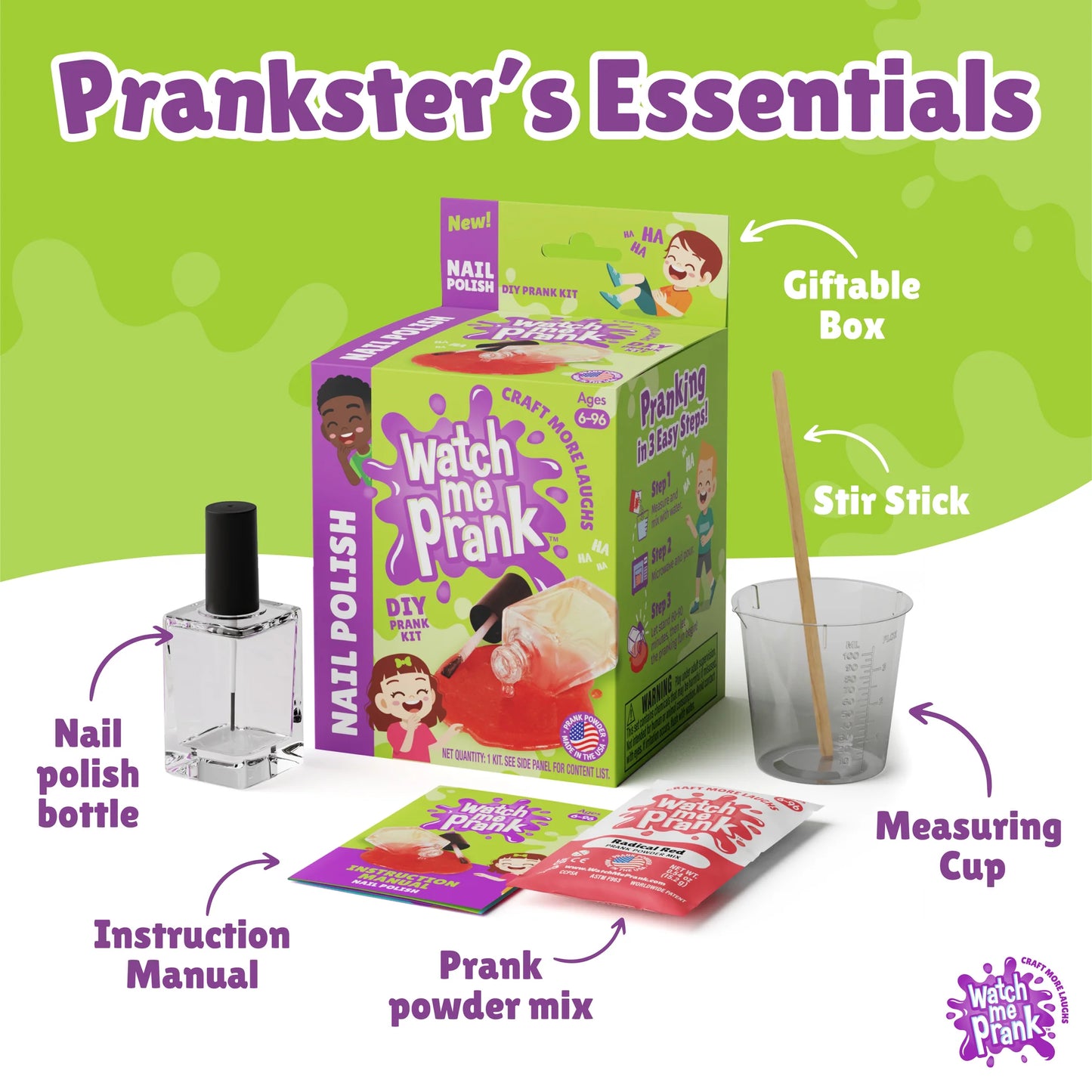 Watch Me Prank | DIY Nail Polish Spill Kit