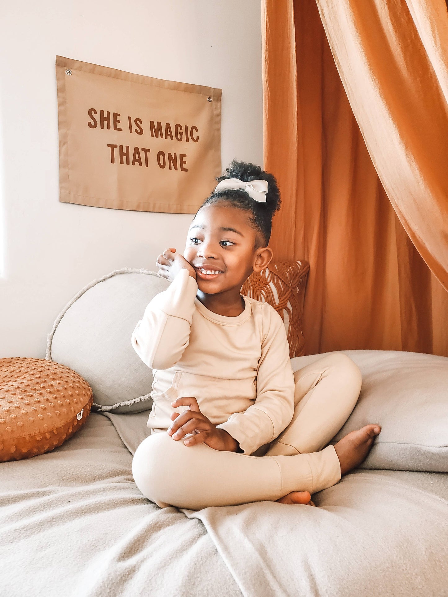 She is Magic Canvas Banner: Natural