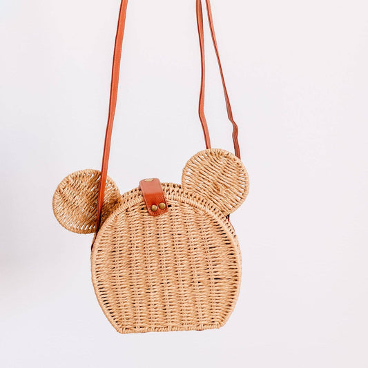 Rattan Mouse Purse | Happiest Place Collection